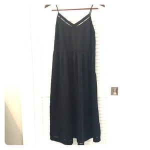 Old Navy Black Midi Dress